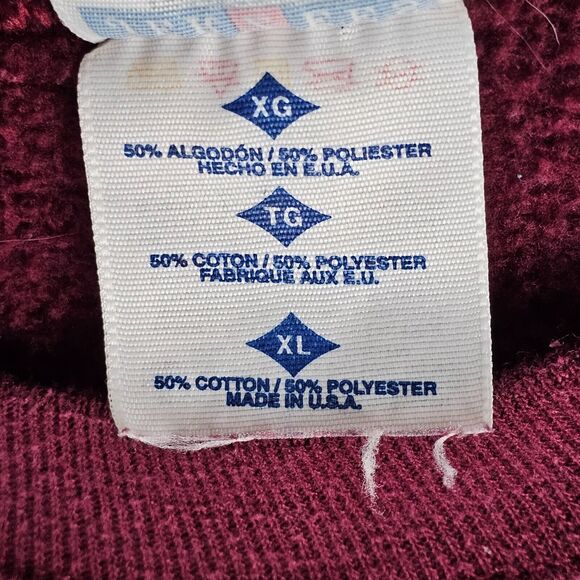 VINTAGE Jerzees Sweatshirt Men XL Extra Large Crew Neck Pullover Blank USA - Picture 6 of 8